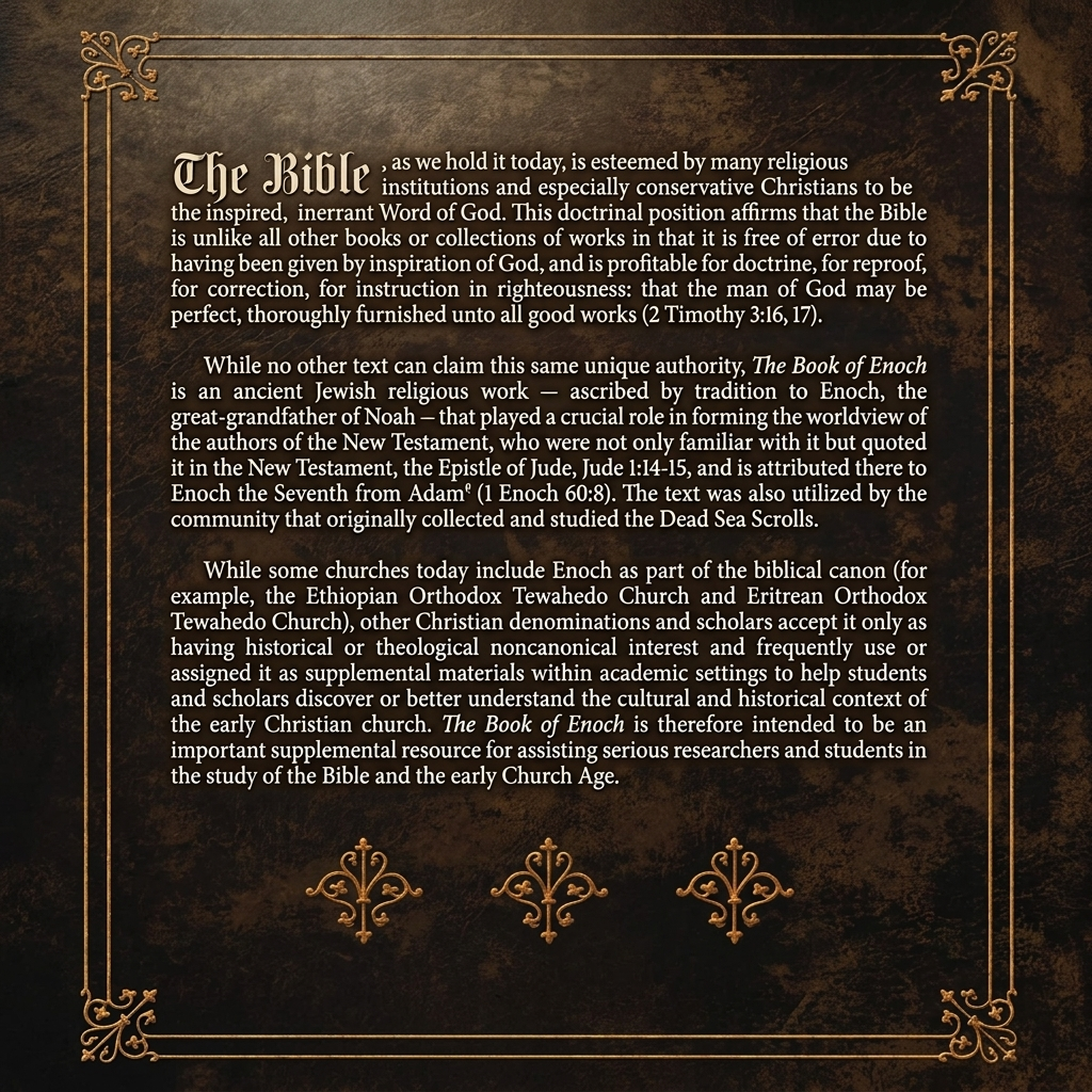 The Book of Enoch — Hardcover Edition | Ancient Forbidden Scriptures